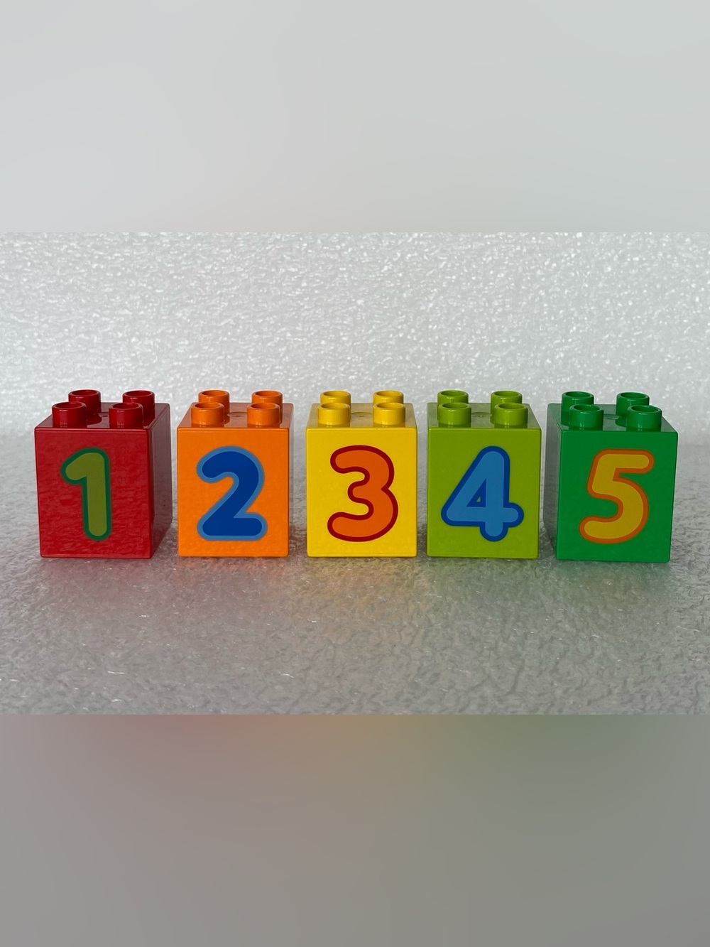 LEGO Duplo NUMBERS Bricks 12 3 4 5 Learning Toys Replacement Pieces Counting